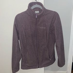 lavender/purple fleece sweater by Columbia